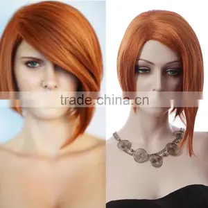 Short Straight Japan's Hair Woman Wig Full Cap Synthetic Wig 2202 thumbnail-1