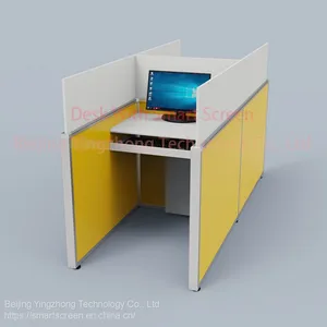 Height-adjustable Study Cubicle Partiton Anti-noise Carrel Dividers Lifting Hidden Screen Library Table Office Workstation Computer Desk thumbnail-3