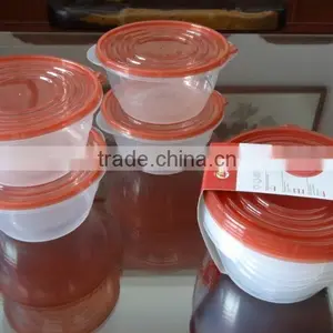 Good Selling 4 Pcs Plastic Food Storage Container 1800ml thumbnail-1