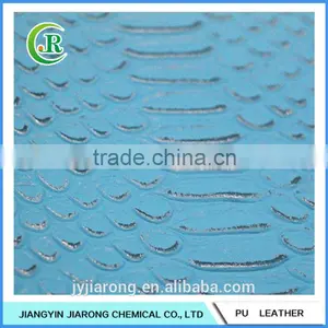 China Embossed PU Artificial Leather for Shoes Making thumbnail-3