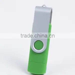 Otg 32MB-64GB Mini Usb Flash Drive With Rotating Styple thumbnail-4