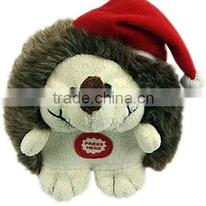 10cm New Squeaky Plush Hedgehog Toy thumbnail-1