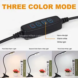 Table Lamp Led Dormitory Cool All Metal Desk Lamp for Home Decoration Hose Live Screen Display Hanging Lamp Clip Reading Lamp thumbnail-3