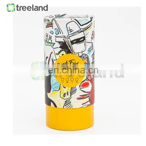 Custom Logo T-shirt Packaging Boxes T-shirt Paper Tube thumbnail-1