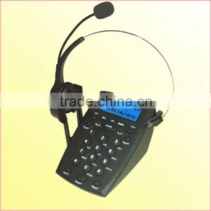 CID Displayed Headset Telephone for Call Center thumbnail-1