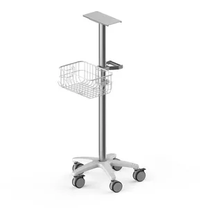 Medical Trolley Stainless Steel for Instrument Trolley With Drawers for Monitor thumbnail-1