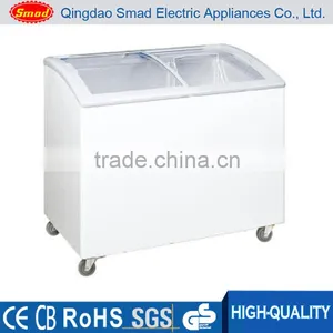 Commercial Top Loading Glass Door Chest Freezer for Ice Cream ETL thumbnail-3