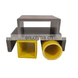Fiberglass Reinforced Plastic Frp Pultrusion Profile Grp Square/round Tube thumbnail-1