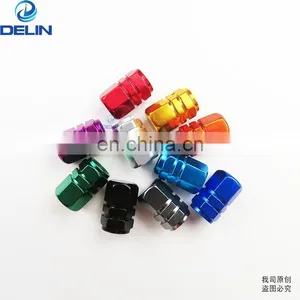 Hexagon Valve Covers for Auto Bike Motorcycle With O-ring Seal Car Tire Valve Stem Caps thumbnail-4