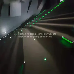 China Manufacturers Wholesale Green Light Stair Light Under the Floor Rubber Steps of the Lecture Hall thumbnail-2