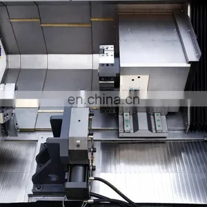 8-station Turret Linear Guideway SWL650/1500 Cnc Slant Bed Turning Center With CE Certificate thumbnail-2