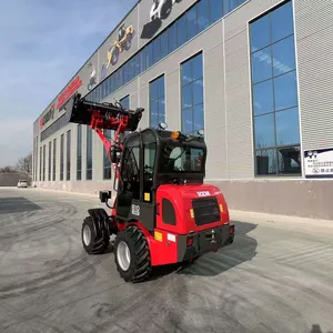 Chinese Snow Plow Wheel Loader HZM810 Small Loader Machine Machine Articulated thumbnail-2