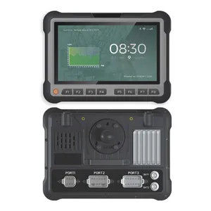 HC801F Hidon Factory Price 8'' Android Linux RJ45 Lan RS232/485 DC CVBS Camera CAN Port IP67 Car Vehicle Tablet PC With CAN RS232 thumbnail-5