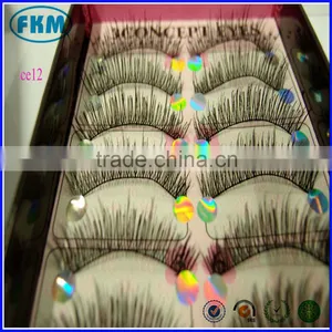 Korean Style High Quality False Eyelash 10 Pairs Model 218 Pink Packing Box thumbnail-5