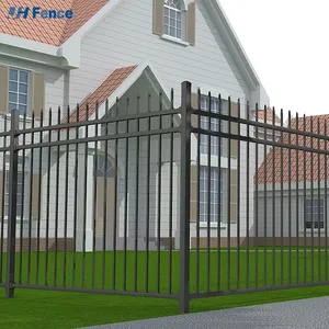 Elegant Wrought Iron Garden Fence Panels for Stylish Outdoor Decor thumbnail-2