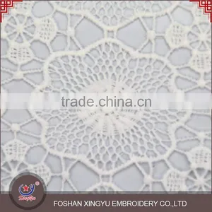 Factory Price High Quality Water Soluble Printing Mesh Embroidery Fabrics for Bridal Dress thumbnail-3