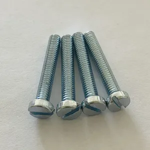 DIN84 / ISO1207 Slotted Cheese Head Machine Screw Cylindrical Head thumbnail-2