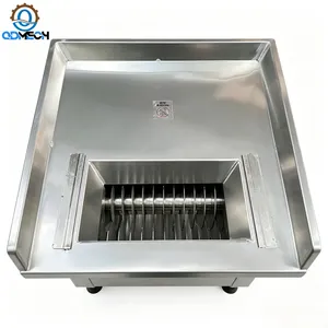 Stainless Steel Fresh Beef Pork Cutting Commercial Meat Cutter Machine Electric Meat Strip Cutter Industrial Meat Cutter For Catering Meat Shop Use thumbnail-2