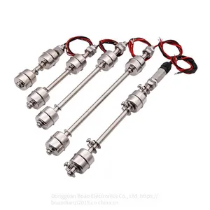 High-temperature 304 Stainless Steel Float Switch, Reed Switch Double Liquid Level Float, Customized Connecting Rod Liquid Level Switch thumbnail-1