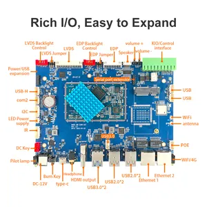 GeniusCore SST-3399 RK3399 Hexa Core Smart HMI Android Motherboard Industrial Panel PC Core thumbnail-4