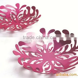 Hot Selling Aluminium Alloy Decoration Flower Shaped Plates thumbnail-1