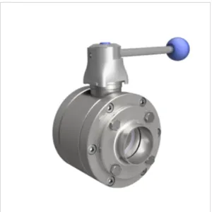 AWH Manual Stainless Steel Ball Valve 4013110104030 for Fluid Pipeline Control thumbnail-1