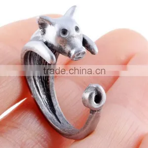2015 Hot Selling Pet Pig Animal Ring for Girl thumbnail-5