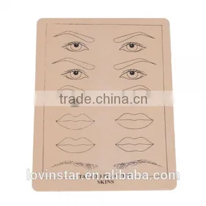 Beige Eyebrow Lips Picture Tattoo Permanent Makeup Simulation Practice Skin thumbnail-1