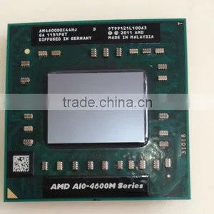 100% NEW AMD Notebook CPU A10-4600M - AM4600DEC44HJ Turbo Frequency 3200 MHz thumbnail-1