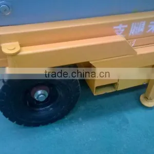 8m 0.3--1ton Factory Direct Sale Battery Powered Scissor Lift Platform Hydraulic thumbnail-6