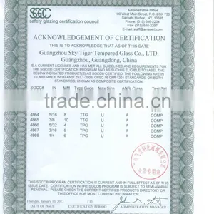 5-25mm All Color Tempered Glass With BS/SGCC/AS Certificate thumbnail-2