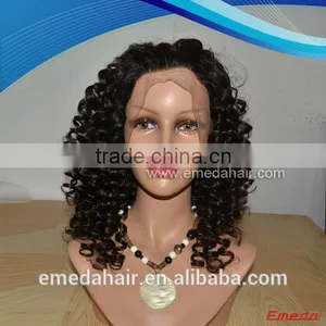 Beauty Hair Brazilian Virgin Hair Afro Kinky Full Lace Wig thumbnail-1
