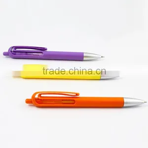 Wholesale Hot Selling Top Quality Customized Logo Colorful Refillable Click Stationery Pen thumbnail-5