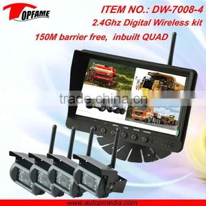 TOPFAME DW-7008-4 4CH Night Vision Wireless Camera Security System thumbnail-1