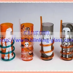 Plastic Curved Straw Cup - 400ml thumbnail-3