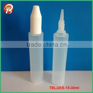15ml and 30ml LDPE PEN SHAPE E JUICE DROPPER BOTTLE WITH CHILDPROOF CAP TBLDES-15 thumbnail-3