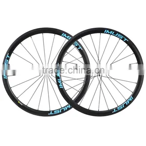 2016 Chinese New Clincher Tubeless Ready Road Rims 25mm Wide Road Bicycle Carbon Wheels 38C-TL thumbnail-2