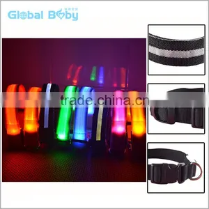 Wholesale LED Luminous Nylon Pet Dog Collars thumbnail-1