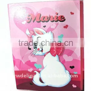 Cartoon Art Paper Wrapping Ring Binder Desktop File Holder for Office Stationery Cardboard A4 or FC Size thumbnail-1