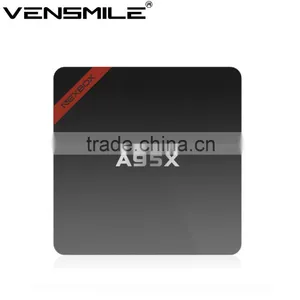 Vensmile A95X Amlogic S905X Android 6.0 Quad Core Kodi 16.0 4K Best Selling tv Box Wholesale Android Smart tv Set Top Box thumbnail-1