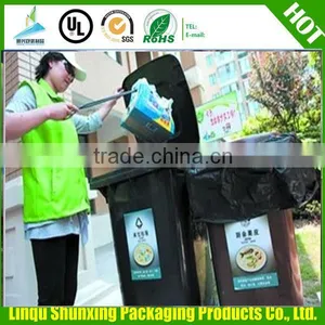 Black Plastic Large Trash Bag for Hospital thumbnail-3