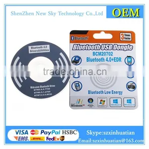 Factory OEM V4.0 Mini Usb Wireless Bluetooth BCM20702 Chipset Dongle Broadcom Bluetooth Dongle Adapter thumbnail-4