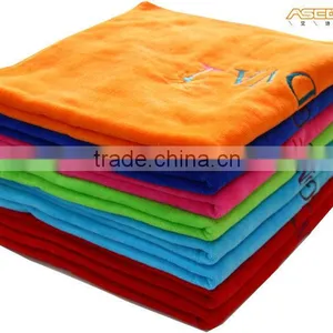 Solid Color Jacquard Cotton Towel thumbnail-1