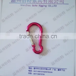 CHINA ALUMINUM CARABINER SNAP HOOK PROFESSIONAL MANUFACTURER 5*50 MM thumbnail-4