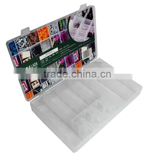 36grids Transparent Home Use Hardware Tool Box Work Bin Transparent Bin thumbnail-2