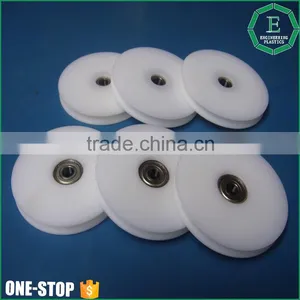 Good Abrasion Resistance Casting Nylon PA6 Plastic Pulley Wheels thumbnail-6