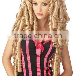 Ladies Wig Fantasy Long Golden Blonde Ringlets Princess Wig SW-1502 thumbnail-1
