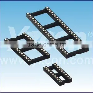 Made in China 2.54mm Pitch Straight Machined Pin IC Socket thumbnail-1