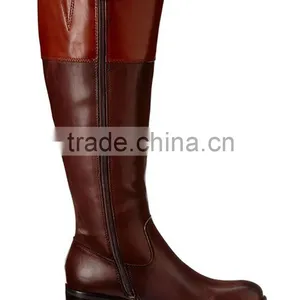 New Model High Heel Rubber Leather Boots for Women thumbnail-6