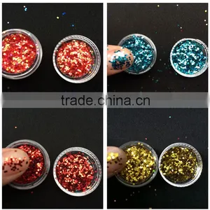 Beautful Nail Sequin Glitter Nail Art Kit 1 Set 12 Color 3D Nail Art Decoration Nail Art Bottle Tip Set thumbnail-1